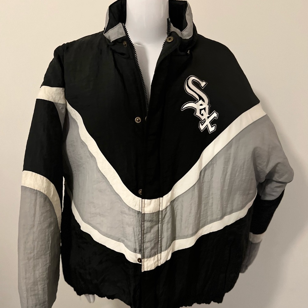 Vintage APEX ONE CHICAGO WHITE SOX THE WAVE JACKET- Large